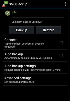 sms backup