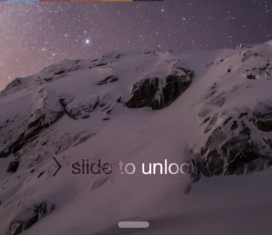 slide right to unlock