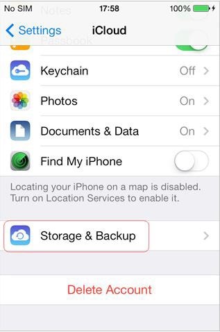 access storage and backup