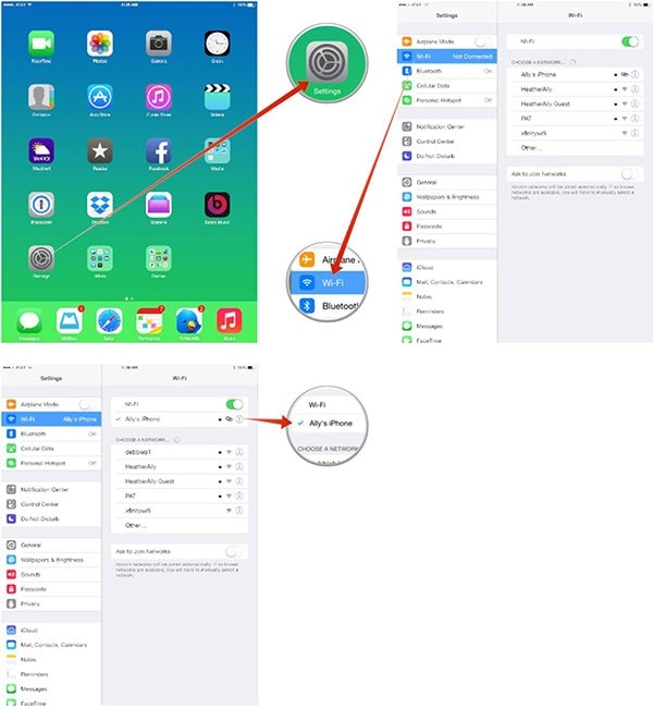 tether iPhone and iPad