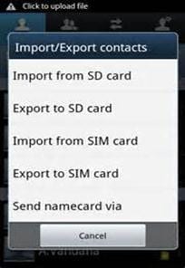transfer contacts from android to android with sim card