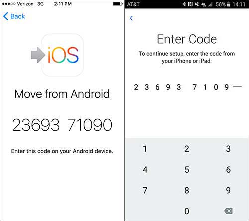 how to transfer messages from android to iphone