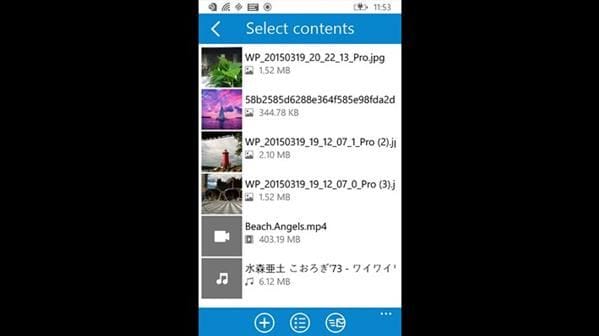transfer files to windows phone via wifi