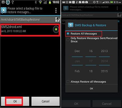 transfer contacts and messages from iphone to android