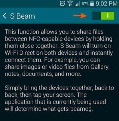 transfer files using S Beam