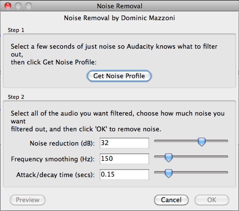 audacity audio editor and recorder