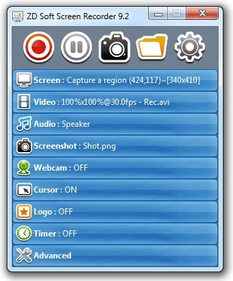 webcam and screen record