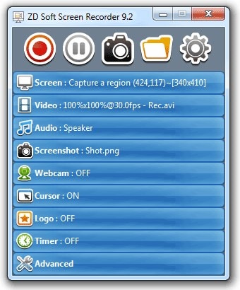 Windows 7 ZD Screen Recorder 12.0.2 full