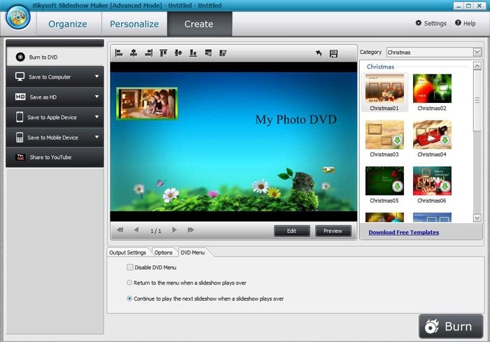 create phot  slideshow