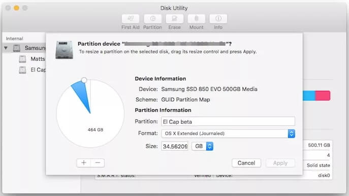 mac os disk utility delete partition