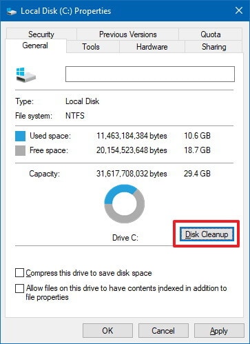 how to delete temporary files in windows