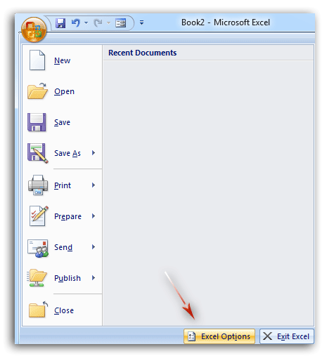 excel autosave not working 2010