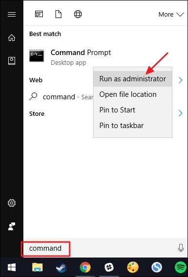 command prompt