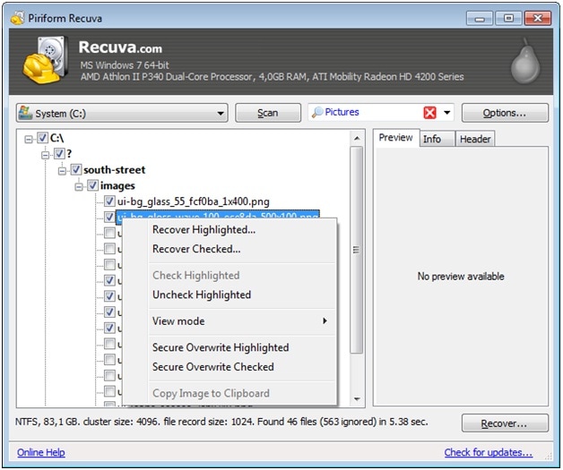 recover my files alternative recuva