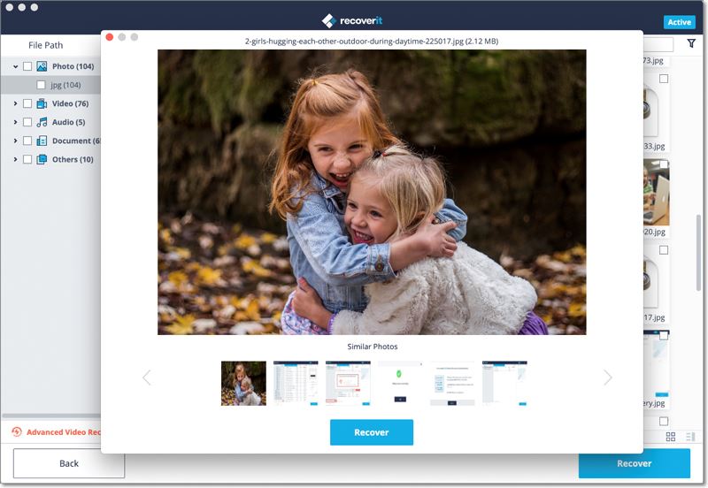 wondershare photo recovery for mac