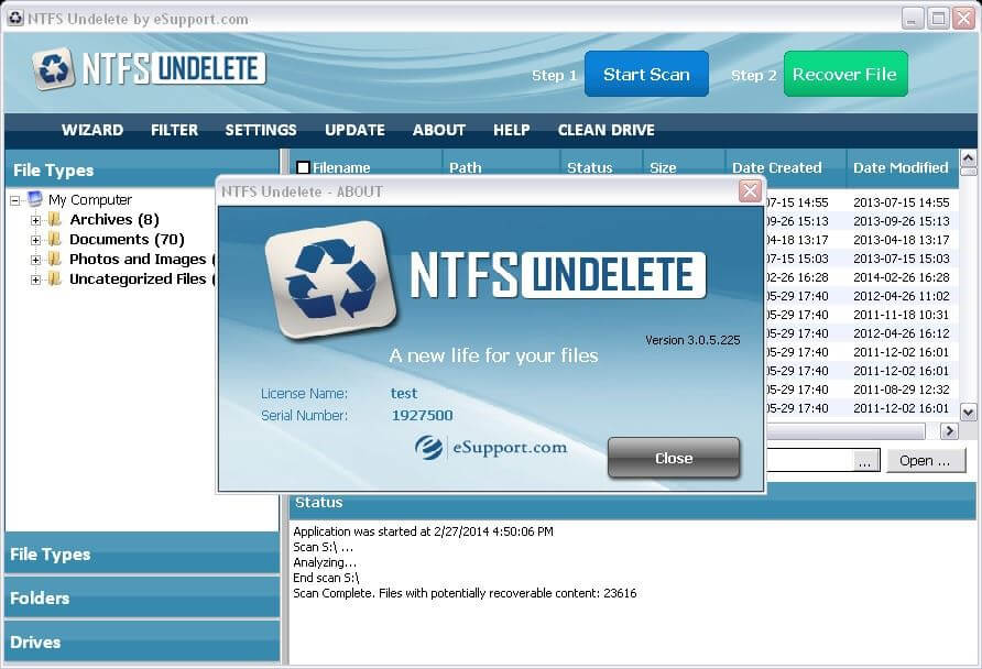 ntfs-undelete