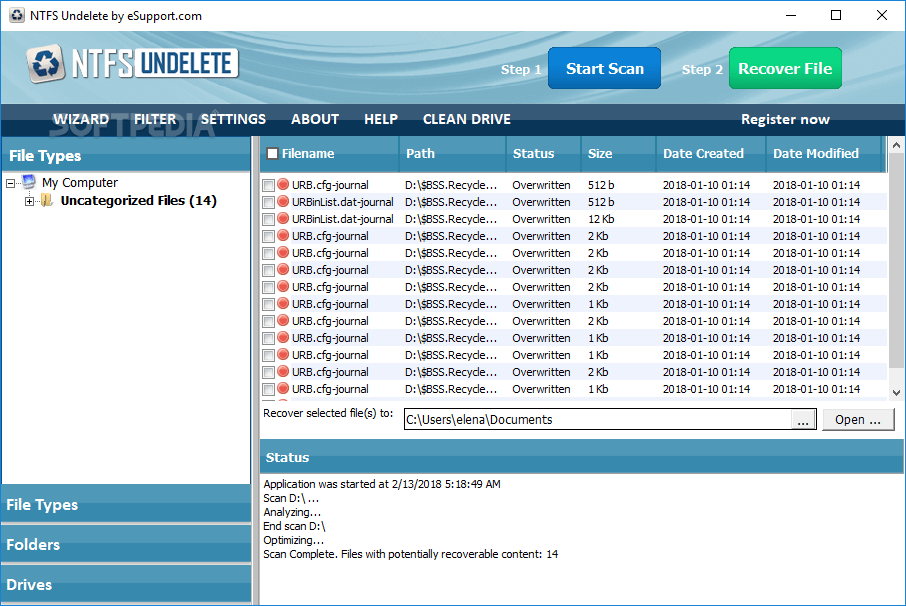 ntfs-undelete