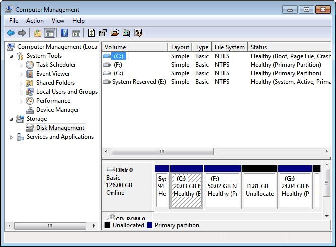 open-disk-management