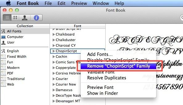 how to add fonts to mac preview