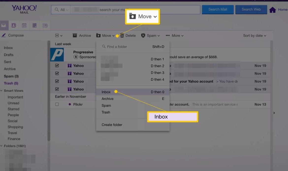 3 Way] How to Recover Deleted Emails from Yahoo