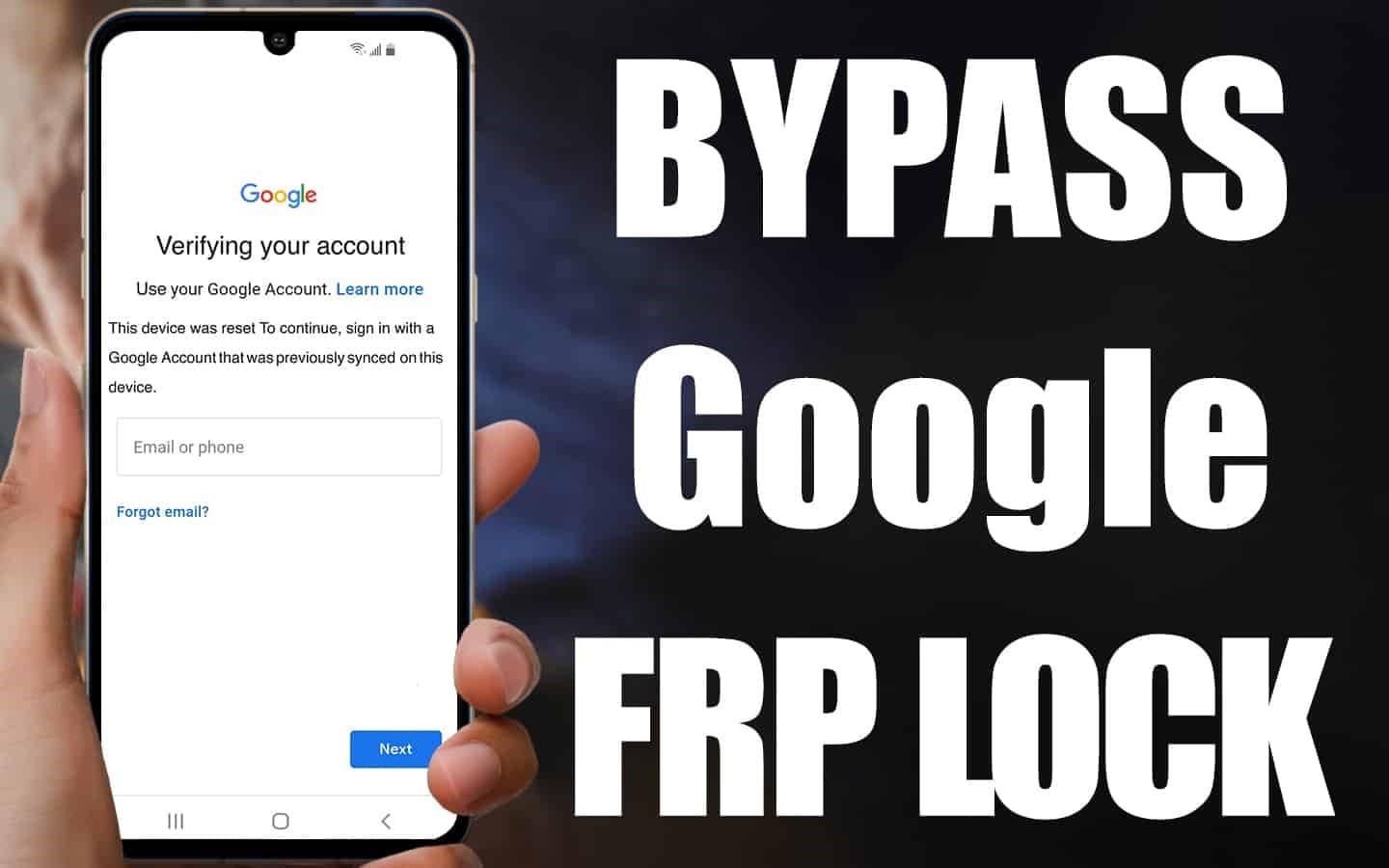 bypass frp lock