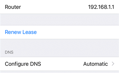 configure DNS