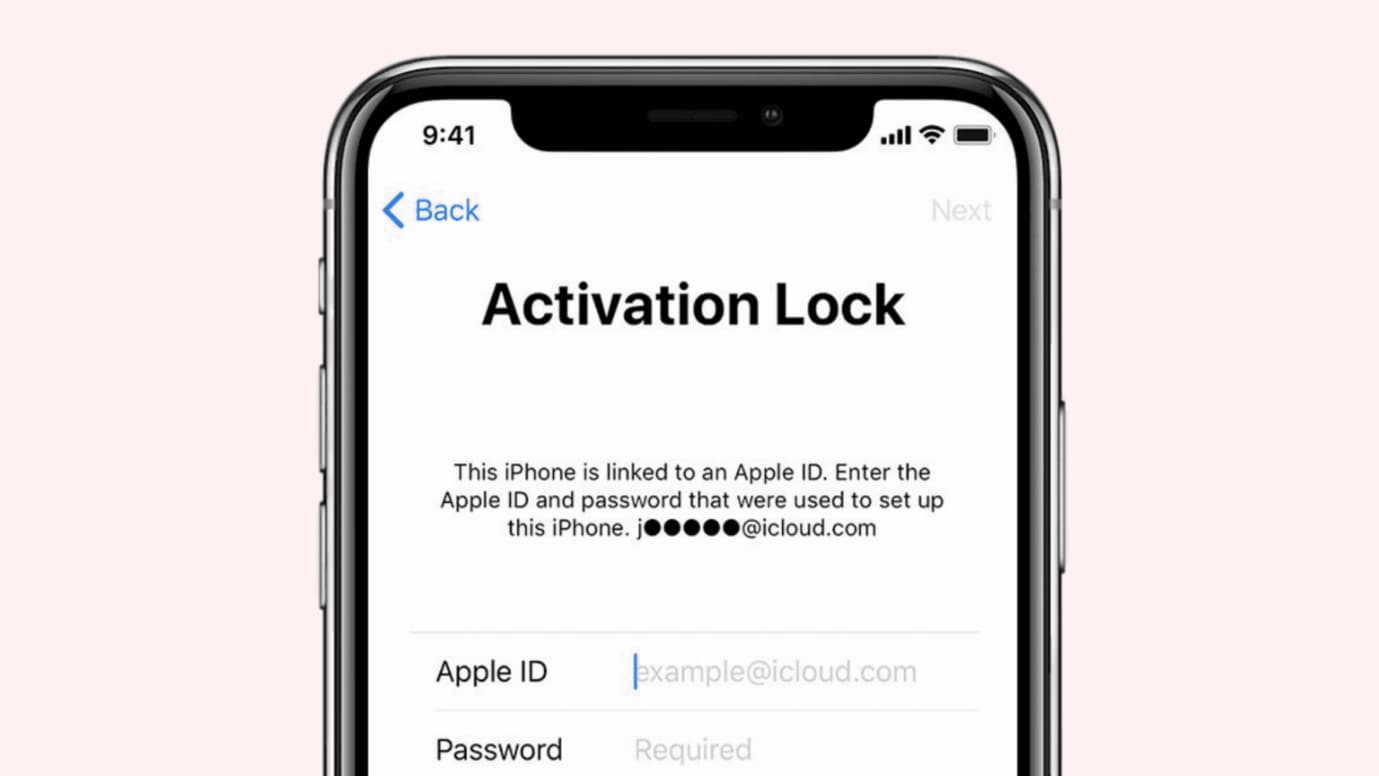 Removing deals activation lock