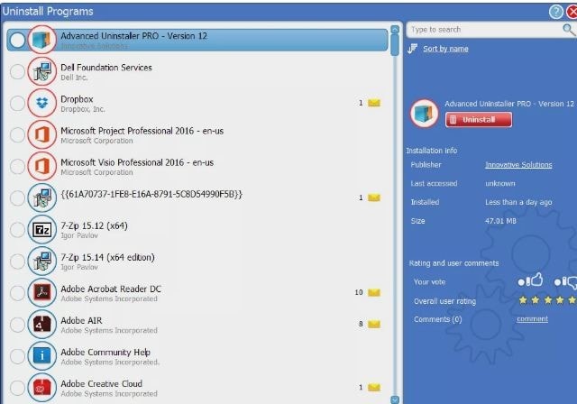 advanced uninstaller