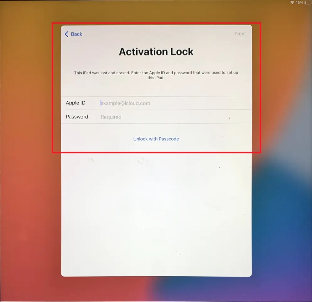 bypass activation lock using apple id