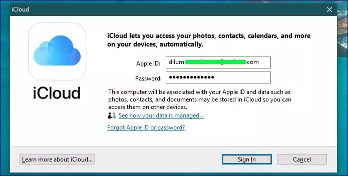 login apple id