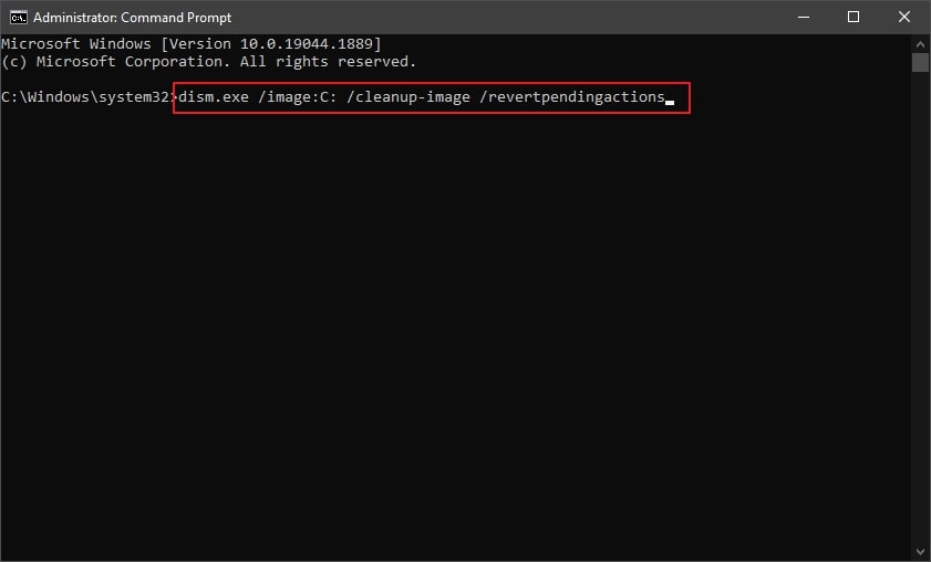 use the cmd command