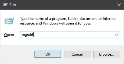 open registry editor