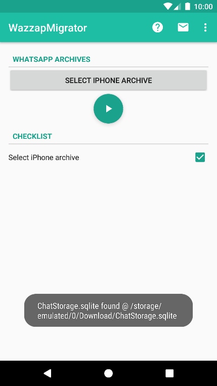 transfer whatsapp from iPhone to android via wazzap migrator