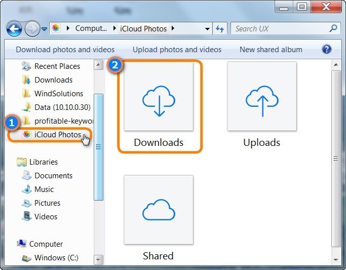 how to transfer photo from icloud to computer