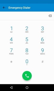 how to unlock android phone with emergency call