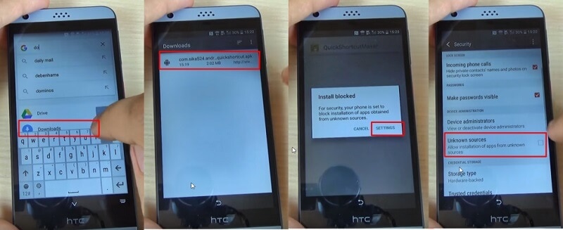 bypass google lock on htc - step 4