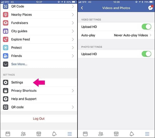 how to make videos on facebook not blurry