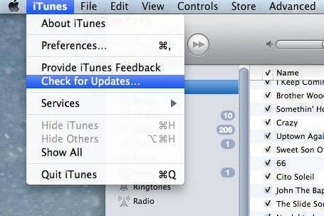 Update iTunes on Mac