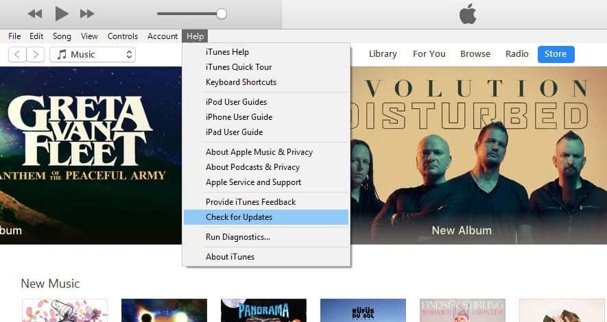 Update iTunes