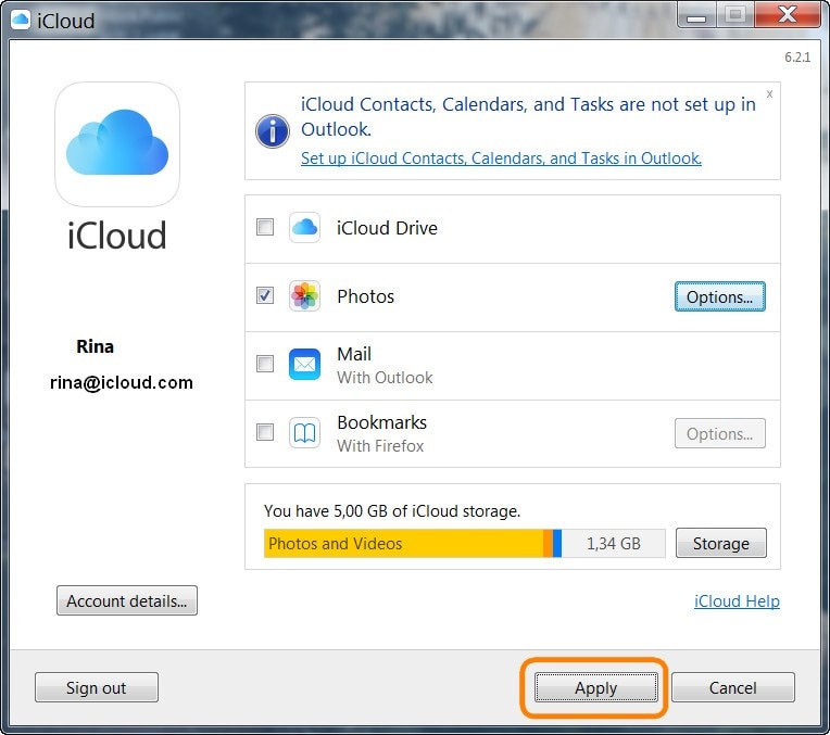 how do i transfer photos from icloud to pc