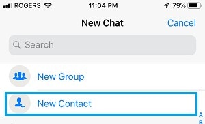 how to search friends on whatsapp without phone number