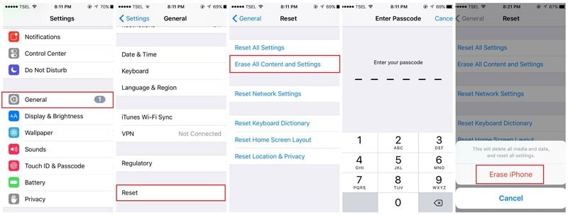 restore contact list from icloud