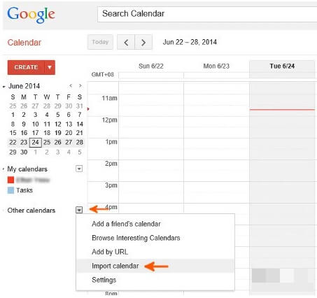 google export samsung calendar