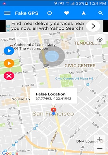 fake android gps location