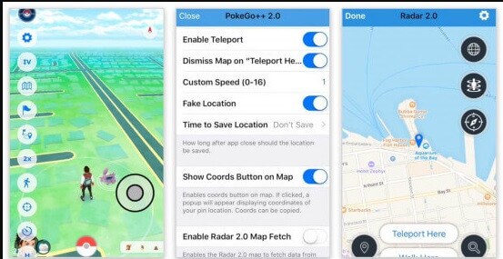 spoof pokémon go gps location