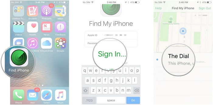 hack iphone passcode using find my iphone