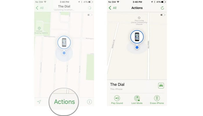 reset iphone without passcode using find my iphone