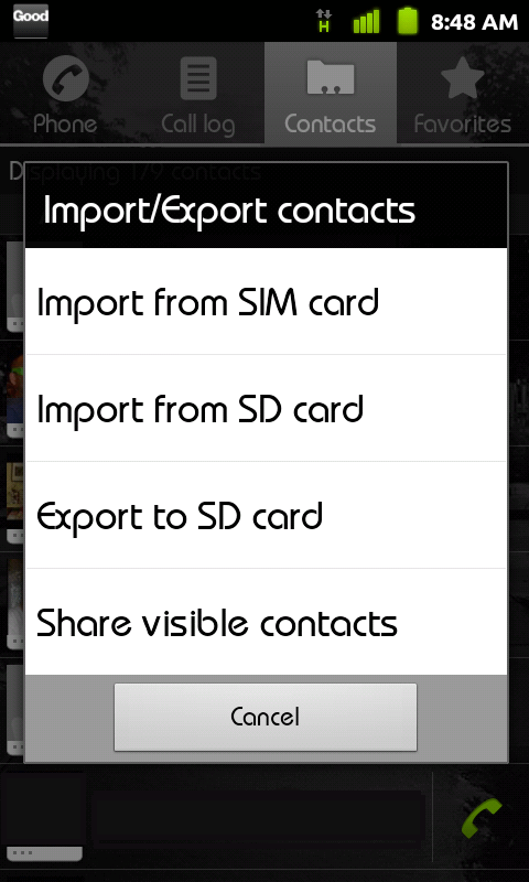 Import SIM contacts to iPhone