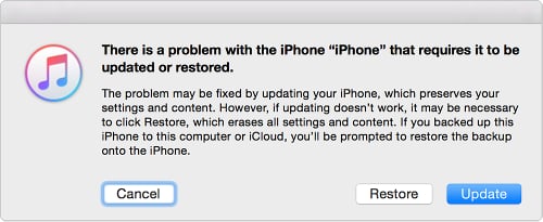 preparing iphone for restore