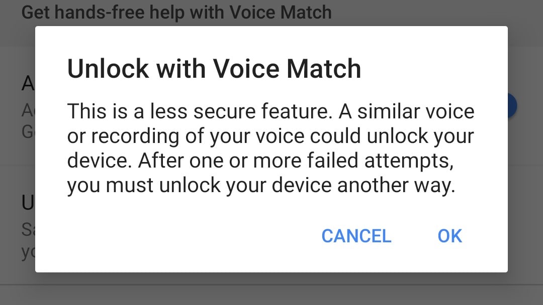 how to unlock android phone with voice
